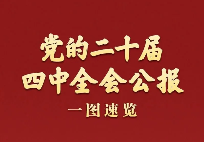 一圖讀懂黨的二十屆四中全會(huì)公報(bào)
